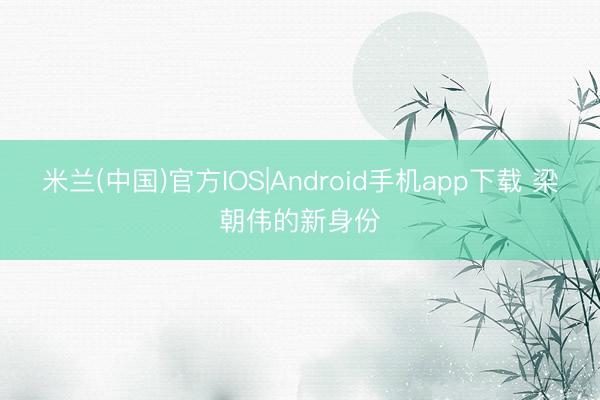米兰(中国)官方IOS|Android手机app下载 梁朝伟的新身份