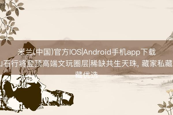 米兰(中国)官方IOS|Android手机app下载 狼山石行将登顶高端文玩圈层|稀缺共生天珠， 藏家私藏优选